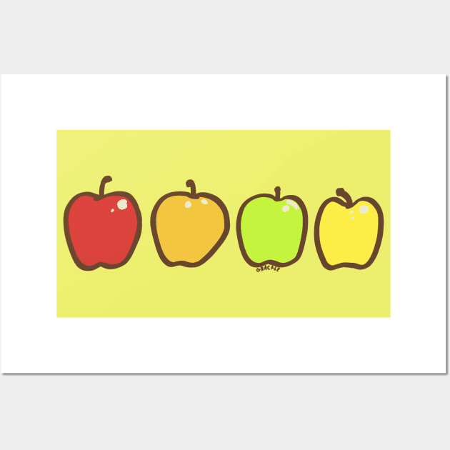 Harvest Apples Wall Art by Jan Grackle